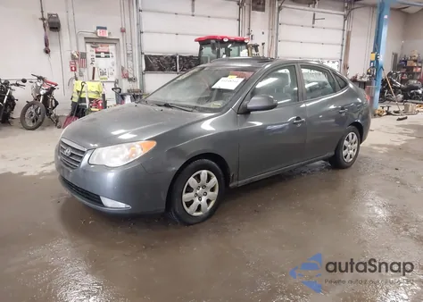 2007 Hyundai Elantra Gls/Limited/Se from USA, damaged, VIN KMHDU46D37U213689